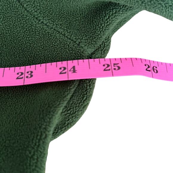 AMERICAN EAGLE Performance Fleece Quarter Zip Green Jacket Mens L Gorpcore - Picture 3 of 6